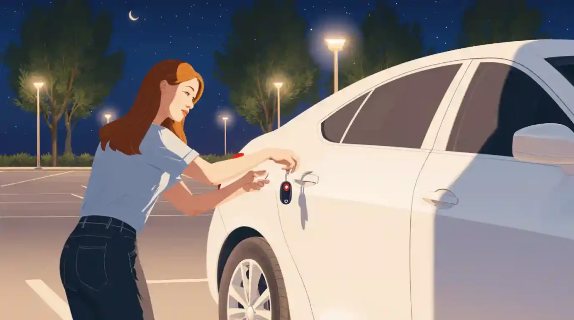 sécuriser sa voiture la nuit quand on voyage